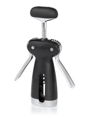 OXO Steel Winged Corkscrew with Removable Foil Cutter